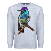 Heather Grey Rivoli`s Hummingbird Premium Sweatshirt - LillyAllenDesigns