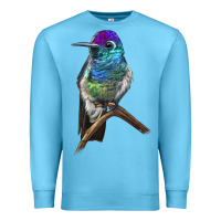 Ocean Blue Rivoli`s Hummingbird Premium Sweatshirt - LillyAllenDesigns