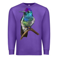 Purple Rivoli`s Hummingbird Premium Sweatshirt - LillyAllenDesigns