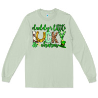 Matcha St. Patrick's Day Daddy's little lucky charm Long Sleeve Tee - Neo Western