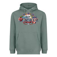 Sage american teacher Heavyweight Hoodie - NancyCooperArtShop