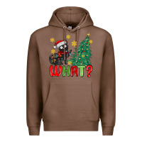 Chestnut christmas  cat  what Premium Hoodie - MaliasSmallBusiness