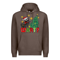 Coffee christmas  cat  what Premium Hoodie - MaliasSmallBusiness