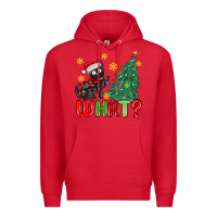 Red christmas  cat  what Premium Hoodie - MaliasSmallBusiness