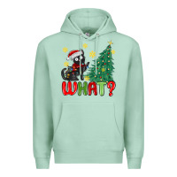 Seafoam christmas  cat  what Premium Hoodie - MaliasSmallBusiness