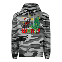 Slate Camo christmas  cat  what Premium Hoodie - MaliasSmallBusiness