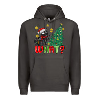 Smoke christmas  cat  what Premium Hoodie - MaliasSmallBusiness