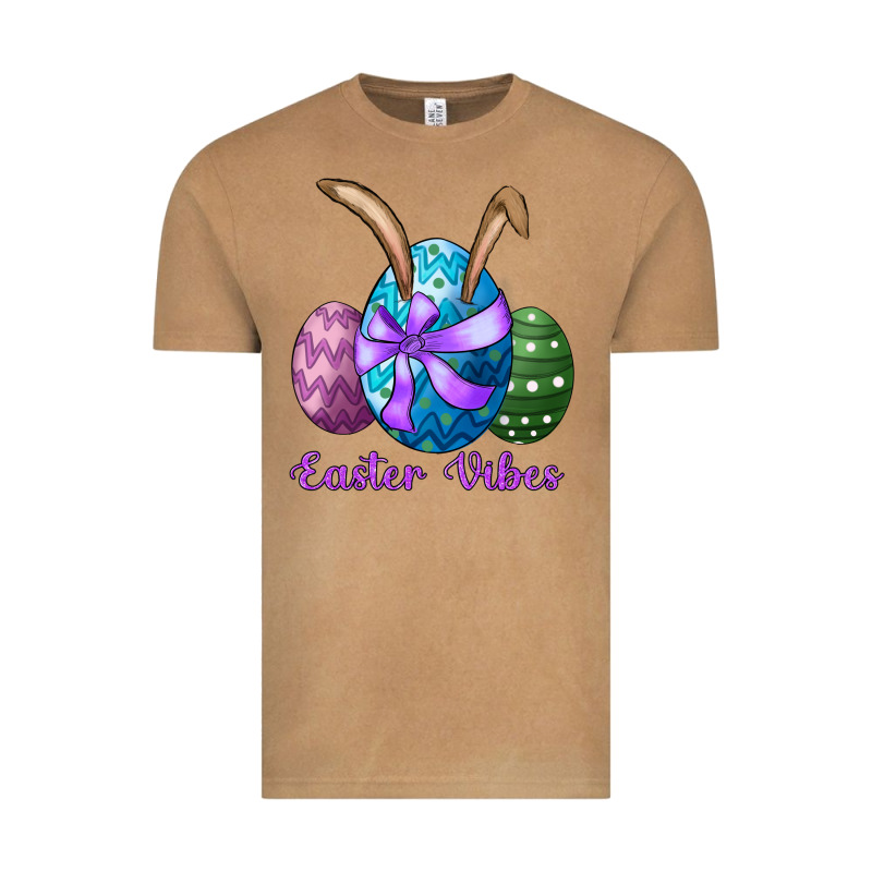 Easter Bunny Ear Eggs Easter Vibes Vintage Tee by RanaPortraitStore | Teevron