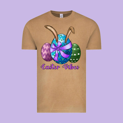 Vintage Tee easter bunny ear eggs easter vibes