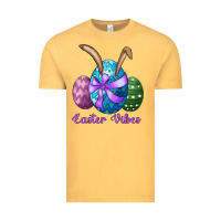 Vintage Mustard easter bunny ear eggs easter vibes Vintage Tee - RanaPortraitStore