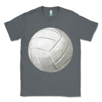 Charcoal Heather volleyball fa element Classic Tee - FaDigitalArtStudio