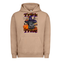 Pigment Burro Trick Or Treat Black Angus Heifer Urban Hoodie - LillyAllenDesigns