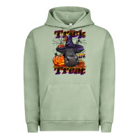 Pigment Oil Green Trick Or Treat Black Angus Heifer Urban Hoodie - LillyAllenDesigns