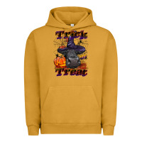 Pigment Peanut Butter Trick Or Treat Black Angus Heifer Urban Hoodie - LillyAllenDesigns
