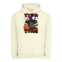 Pigment Pistachio Trick Or Treat Black Angus Heifer Urban Hoodie - LillyAllenDesigns