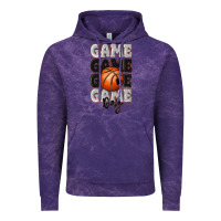 Cloud Purple game day basketball bal Vintage Hoodie - MaliasSmallBusiness