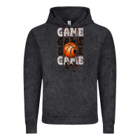 Vintage Black game day basketball bal Vintage Hoodie - MaliasSmallBusiness