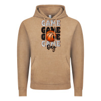 Vintage Coffee game day basketball bal Vintage Hoodie - MaliasSmallBusiness