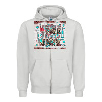 Dove Grey i can’t stay at home i’m a nurse Zipper Hoodie - JahusDesignShop