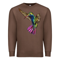 Chestnut Broad Billed Hummingbird Premium Sweatshirt - LillyAllenDesigns