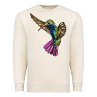 Sandshell Broad Billed Hummingbird Premium Sweatshirt - LillyAllenDesigns