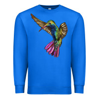 True Royal Broad Billed Hummingbird Premium Sweatshirt - LillyAllenDesigns