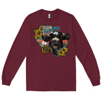 Burgundy texas Long Sleeve Tee - SublimationCraftShop