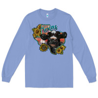 Colony Blue texas Long Sleeve Tee - SublimationCraftShop