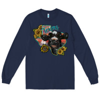 Navy texas Long Sleeve Tee - SublimationCraftShop