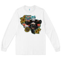 White texas Long Sleeve Tee - SublimationCraftShop