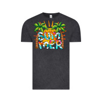 Vintage Black summer waves and sun Vintage Tee - BarkalooDesign