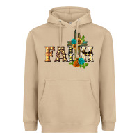 Mushroom faith with cross Heavyweight Hoodie - BarkalooDesign