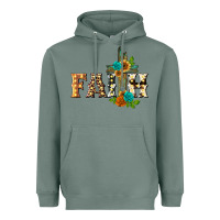 Sage faith with cross Heavyweight Hoodie - BarkalooDesign