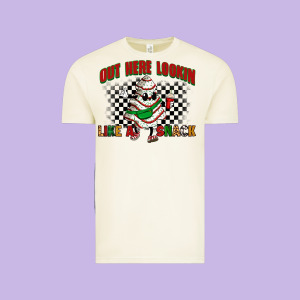 Out Here Lookin Like A Snack Vintage Tee Designed By Zillion Design Studio