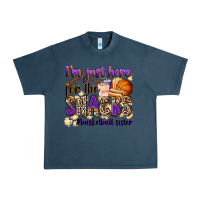 Midnight Navy i'm just here for the snacks #basketball sister Urban Heavy Tee - Zillion Design Studio