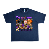 Navy i'm just here for the snacks #basketball sister Urban Heavy Tee - Zillion Design Studio