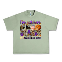 Oil Green i'm just here for the snacks #basketball sister Urban Heavy Tee - Zillion Design Studio