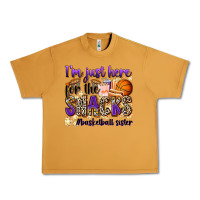 I'm Just Here For The Snacks #basketball Sister Urban Heavy Tee | Teevron