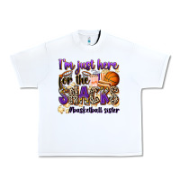 White i'm just here for the snacks #basketball sister Urban Heavy Tee - Zillion Design Studio