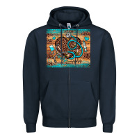 Navy nurse leopard heart Zipper Hoodie - JahusDesignShop