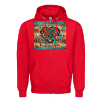 Red nurse leopard heart Zipper Hoodie - JahusDesignShop