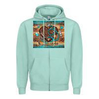 Seafoam nurse leopard heart Zipper Hoodie - JahusDesignShop