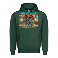 Sports Green nurse leopard heart Zipper Hoodie - JahusDesignShop