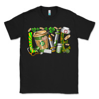 Black St Patricks love nurse Classic Tee - RacoonDesign
