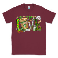 Burgundy St Patricks love nurse Classic Tee - RacoonDesign