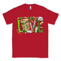Red St Patricks love nurse Classic Tee - RacoonDesign