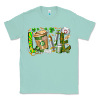 Seafoam St Patricks love nurse Classic Tee - RacoonDesign