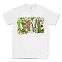 White St Patricks love nurse Classic Tee - RacoonDesign