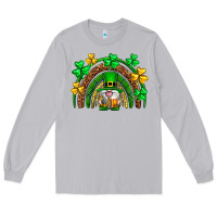 Moon Dust St. Patrick's Day gnome rainbow Long Sleeve Tee - Neo Western