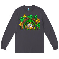 Smoke St. Patrick's Day gnome rainbow Long Sleeve Tee - Neo Western
